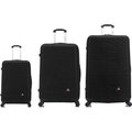 Rta Products InUSA Royal Lightweight Hardside Spinner 3-Piece Luggage Set 20in/28in/32in - Black IUROYSLXL-BLK